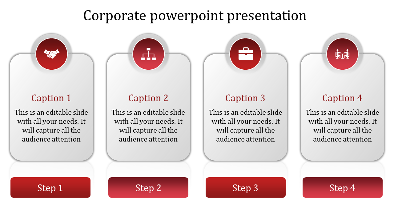 Editable Corporate PowerPoint Template and Google Slides